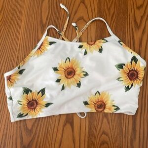 Sunflower bikini top